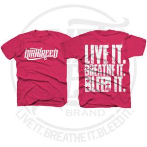 DirtBreed Dirt Track Racing Attitude T-Shirt Pink