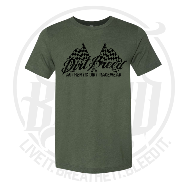 DirtBreed Victory Circle Triblend Tee Military Green