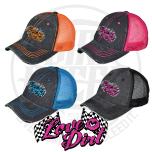 For the Love of Dirt Embroidered Trucker Hat